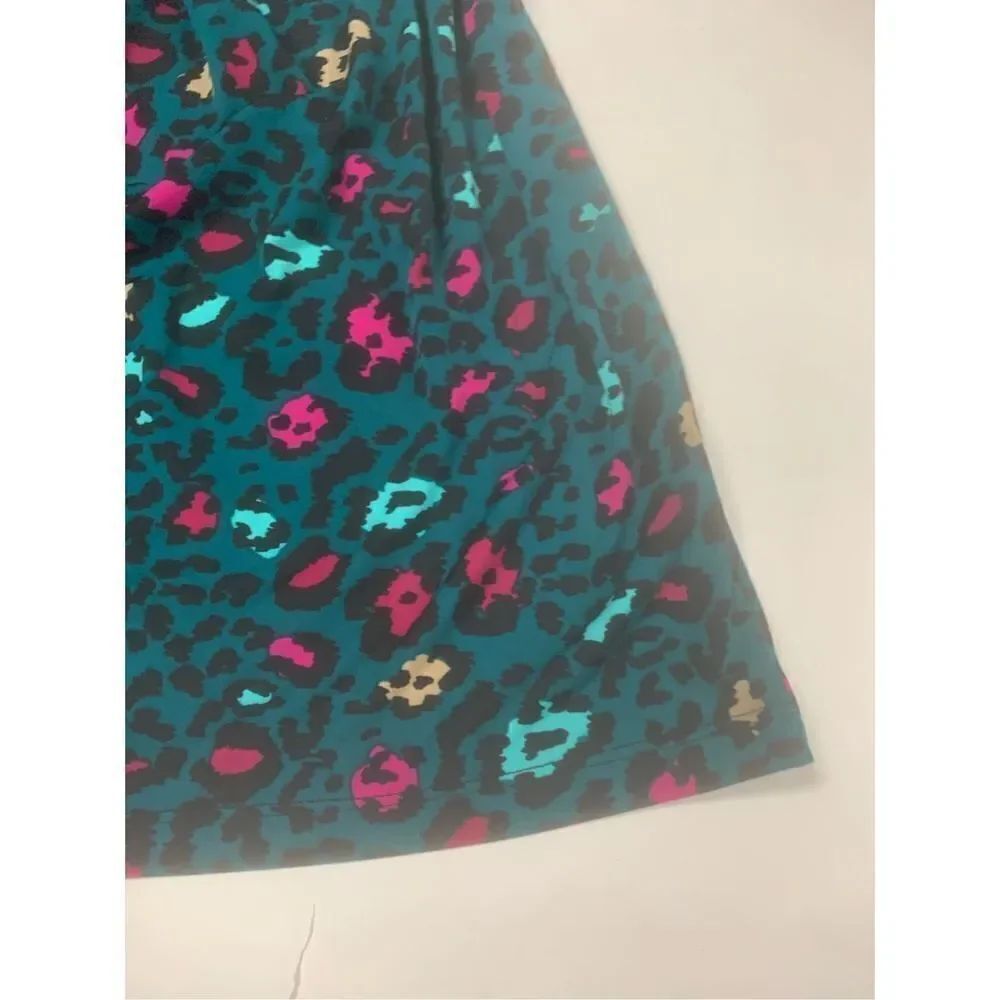 Multicolored Cheetah Print Blouse - Picture 3 of 9